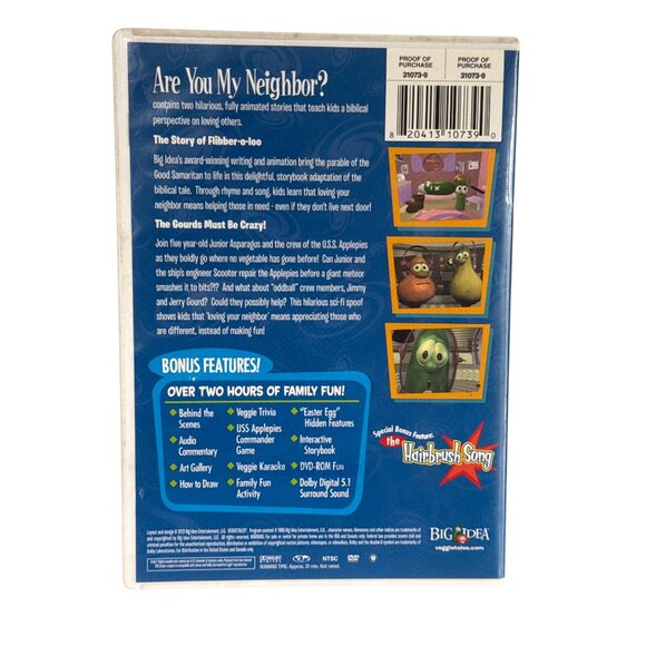 VeggieTales Are You My Neighbor DVD A lesson in Loving Your Neighbor - Picture 2 of 4